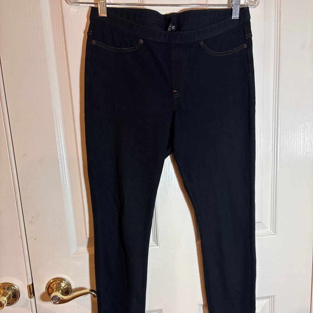 Hue Dark Wash Jean-Leggings